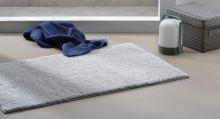 KELA Koupelnová předložka Maja 65x55 cm polyester šedá KL-23530 (1)
