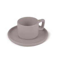 BERLINGERHAUS Sada hrnků na espresso s podšálkem 8 ks 100 ml Taupe Collection BH-10016 (1)