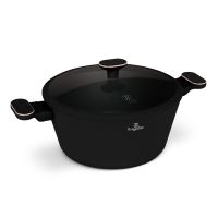 BERLINGERHAUS Kastrol s titanovým povrchem a poklicí 28 cm Black Rose Collection BH-8359 (1)