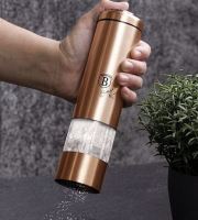 BERLINGERHAUS Mlýnek na pepř a sůl elektrický sada 2 ks Rosegold Metallic Line BH-1905 (5)
