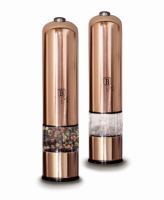 BERLINGERHAUS Mlýnek na pepř a sůl elektrický sada 2 ks Rosegold Metallic Line BH-1905 (9)