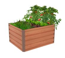 Vyvýšený záhon G21 Daisy 100 x 80 x 52 cm, plechový, hnědý Vyvýšený záhon G21 Daisy 100 x 80 x 52 cm, plechový, hnědý