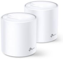 WiFi router TP-Link Deco X60(2-pack) AX5400, WiFi 6, 2x GLAN, / 574Mbps 2,4GHz/ 2402Mbps 5GHz