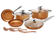BLAUMANN Sada nádobí s nepřilnavým povrchem Le Chef Line Rosegold 11 ks BL-3342 (3)