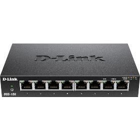 D-Link 10/100/1000 8-port switch DGS-108