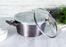 BERLINGERHAUS Kastrol s poklicí s mramorovým povrchem 24 cm Carbon PRO Line BH-6893 (5)