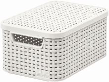 Box Curver Style S 6L s víkem bílý (1)