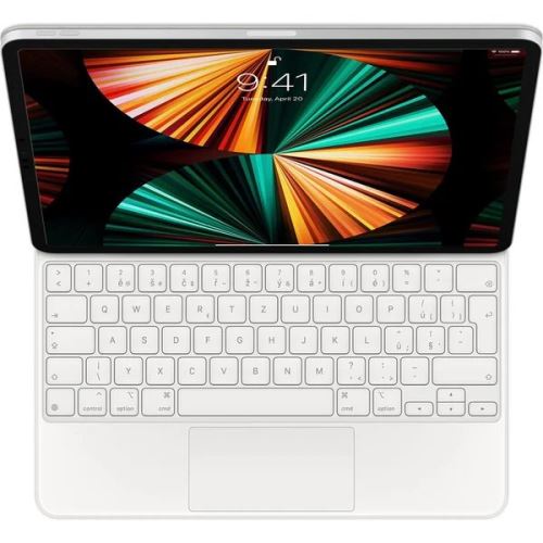Pouzdro Apple Magic Keyboard pro iPad Pro 12,9" (5. generace) CZ - bílá