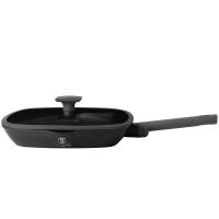 Pánev grilovací s poklicí 28 cm Antracit Collection (1)