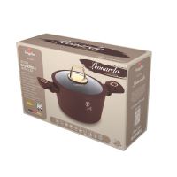 BERLINGERHAUS Kastrol s titanovým povrchem a poklicí 20 cm Leonardo Collection BH-8040 (1)