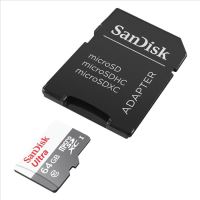 Paměťová karta Sandisk Ultra microSDXC 64 GB 100 MB/s Class 10 UHS-I, s adaptérem (1)