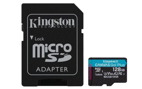 Micro SDXC SDCG4 128GB+adap. SD KINGSTON