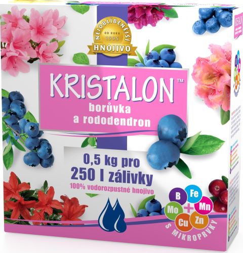 Hnojivo Agro  Kristalon Rododendron a borůvka 0.5 kg