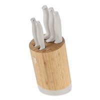 BERLINGERHAUS Sada nožů se stojanem BAMBOO 6 ks Sahara Collection BH-2755 (1)