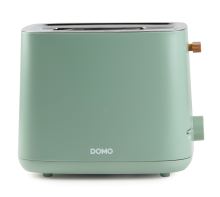 Topinkovač na 2 topinky - zelený - WOOD YOU - DOMO DO973T, 1 000 W (3)