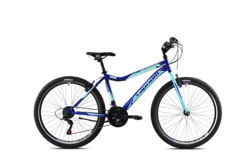 Horské jízdní kolo Capriolo DIAVOLO DX 600 26"/17" tyrkysovo-modré (2021)