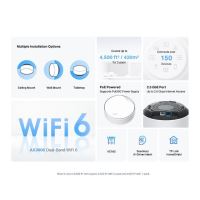 WiFi router TP-Link Deco X50-PoE(1-pack) WiFi 6, 1x 2,5GLAN, 1x GLan s PoE, 2,4/ 5GHz AX3000 (2)