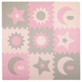 Hrací podložka puzzle NEBE PINK MOMI