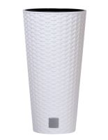 Květináč Prosperplast Rato Tubus s vkladem bílý 20 cm Květináč Prosperplast Rato Tubus s vkladem bílý 20 cm