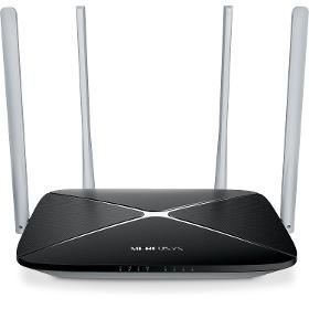 WiFi router TP-Link MERCUSYS AC12 AC750 dual AP/router, 3x LAN, 1x WAN/ 300Mbps 2,4/ 433Mbps 5GHz