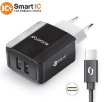 ALI CN 3,4A,2xUSB,USB-C,černá CHS0004 ALI CN 3,4A,2xUSB,USB-C,černá CHS0004