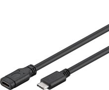 Kabel USB- C prodlužovací (USB 3.1 generation 1), C/M - C/F, 1m Kabel USB- C prodlužovací (USB 3.1 generation 1), C/M - C/F, 1m