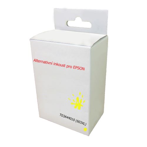 Inkoust T03A44010 (603XL) kompatibilní žlutý pro Epson