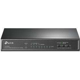 Switch TP-Link TL-SF1008P 8x LAN, 4xPoE, 57W, kov