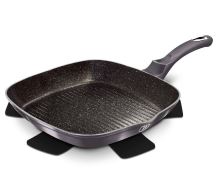 Pánev Berlingerhaus grilovací s mramorovým povrchem 28 cm Carbon PRO Line BH-6901 (2)