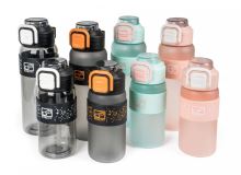 Láhev G21 na pití 1000 ml, šedá (9)