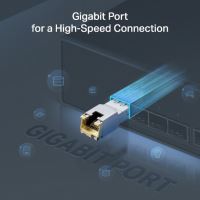 SFP modul TP-Link TL-SM331T 1Gbase-T SFP RJ45, 100m (4)