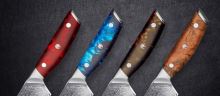 Nůž Dellinger Santoku Blue 170 mm Resin Future (8)