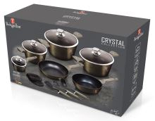 BERLINGERHAUS Sada nádobí s titanovým povrchem 15 ks Crystal Collection BH-7167 (9)