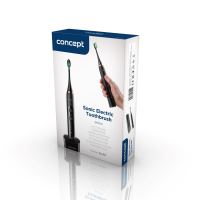 CONCEPT Sonický zubní kartáček s cestovním pouzdrem PERFECT SMILE, black ZK7011 (21)