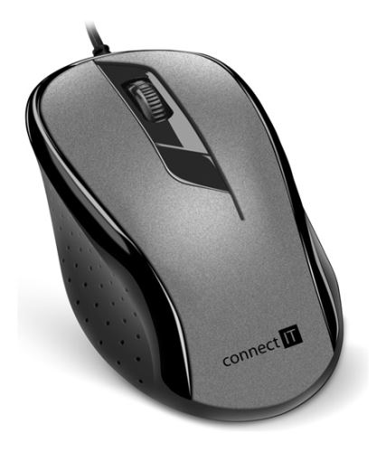 Connect IT 1200-GY Optická myš, USB