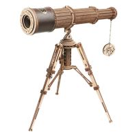 Hračka Robotime 3D dřevěné mechanické puzzle Pirátský dalekohled Hračka Robotime 3D dřevěné mechanické puzzle Pirátský dalekohled