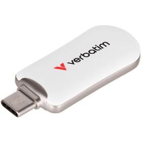 256GB USB Flash 3.2 G1 USB-C Wh VERBATIM