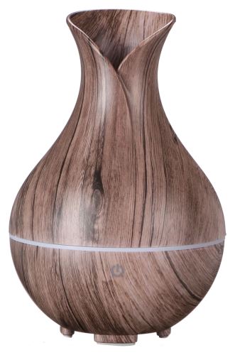Aroma difuzér Sixtol Bloom šedé dřevo 200 ml