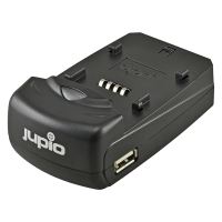 Nabíječka Jupio Single Charger pro Li-Ion baterie - univerzální (při použití redukcí) Nabíječka Jupio Single Charger pro Li-Ion baterie - univerzální (při použití redukcí)