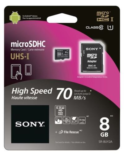 SONY SDHC 8 GB