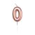 ALBI SVÍČKA rose gold ČÍSLO 0 ALBI SVÍČKA rose gold ČÍSLO 0