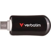 64GB USB Flash 3.2 G1 USB-C Bk VERBATIM