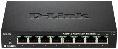 D-Link 10/100 8-port switch (DES-108)