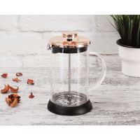 BERLINGERHAUS Konvička na čaj a kávu French Press 600 ml Rosegold collection BH-1494 (2)