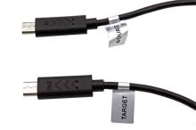 Kabel microUSB B(M)- microUSB B(M),0,3m,OTG na propojení dvou chytrých telefonů (1)
