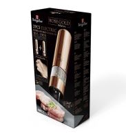 BERLINGERHAUS Mlýnek na pepř a sůl elektrický sada 2 ks Rosegold Metallic Line BH-1905 (6)