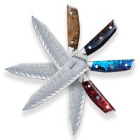 Nůž Dellinger Santoku Blue 170 mm Resin Future (9)