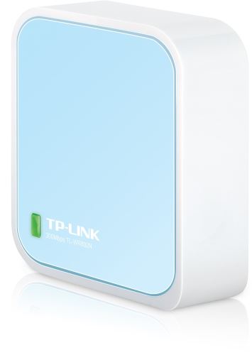WiFi router TP-Link TL-WR802N Mini poket AP/klient, 1x WAN, 1x micro USB, 2,4GHz 300Mbps