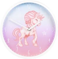 Hodiny Hama Magical Unicorn, dětské nástěnné, průměr 25 cm, tichý chod Hodiny Hama Magical Unicorn, dětské nástěnné, průměr 25 cm, tichý chod