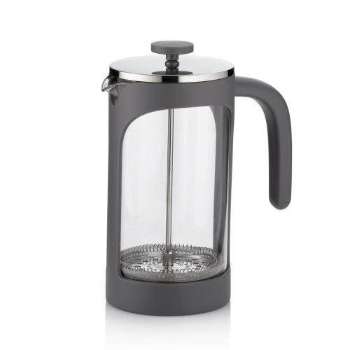 Konvička KELA na čaj a kávu Verona French Press 1 l, šedá